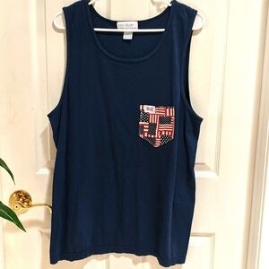 The Frat Collection Women's Patriotic Tank Size M